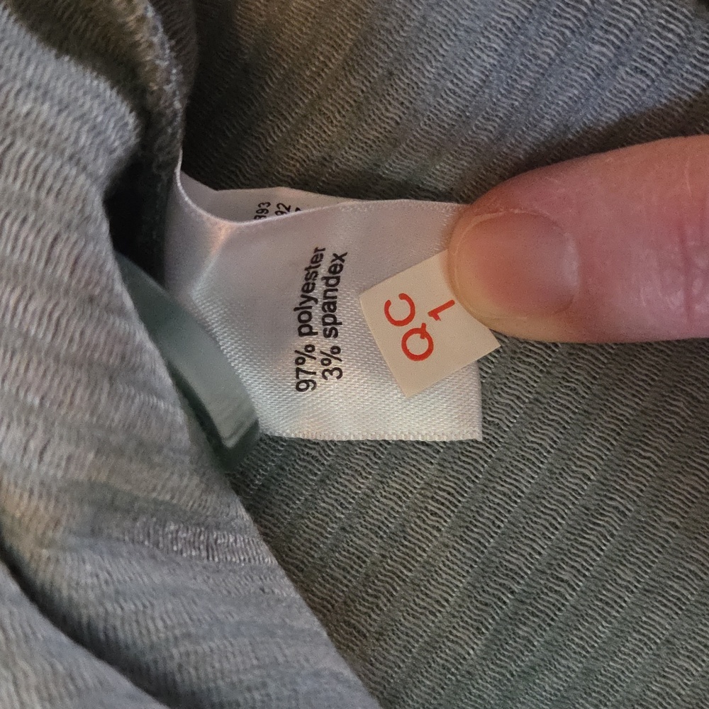 Maurices Teal Wavy Ribbed Shacket - Picture 4 of 4